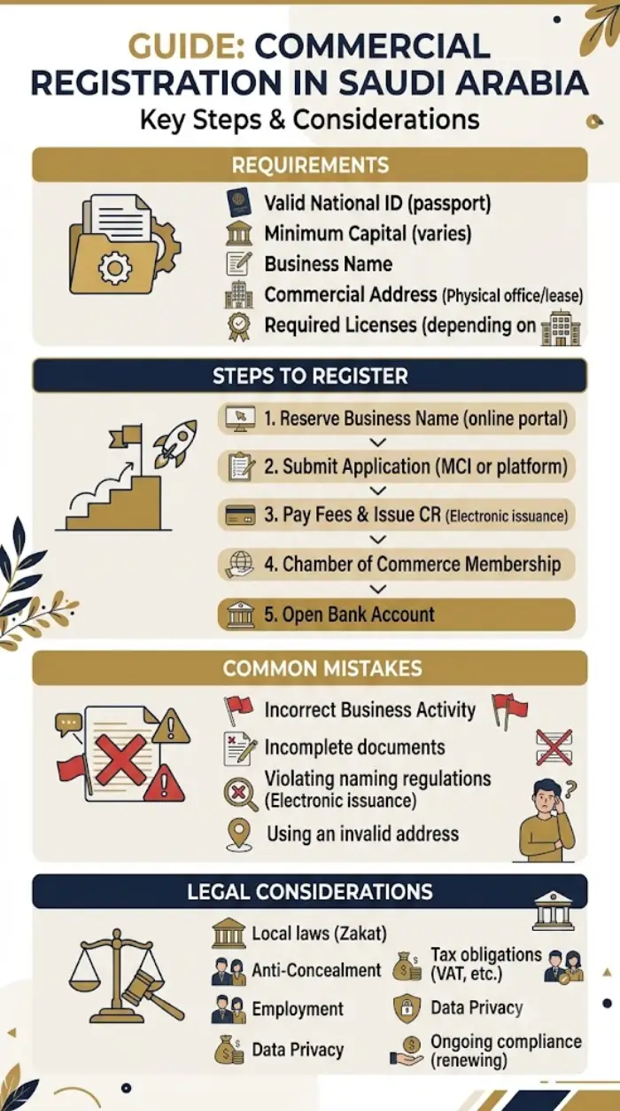 COMMERCIAL REGISTRATION IN SAUDI ARABIA