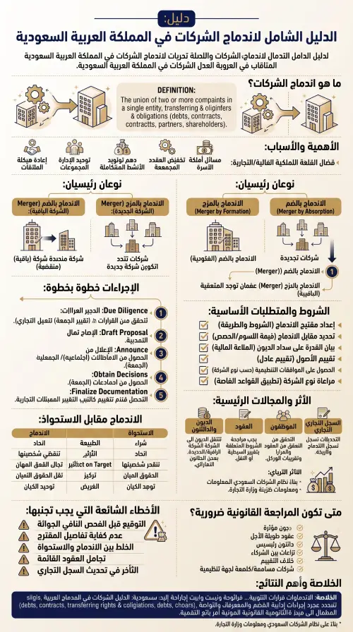 اندماج الشركات في السعودية
