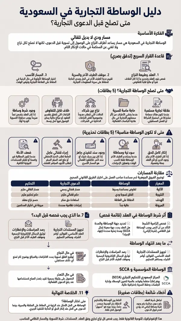 الوساطة التجارية في السعودية
